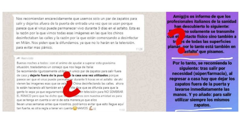 Ejemplos de fake news