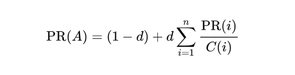 Pagerank Google - Algoritmo