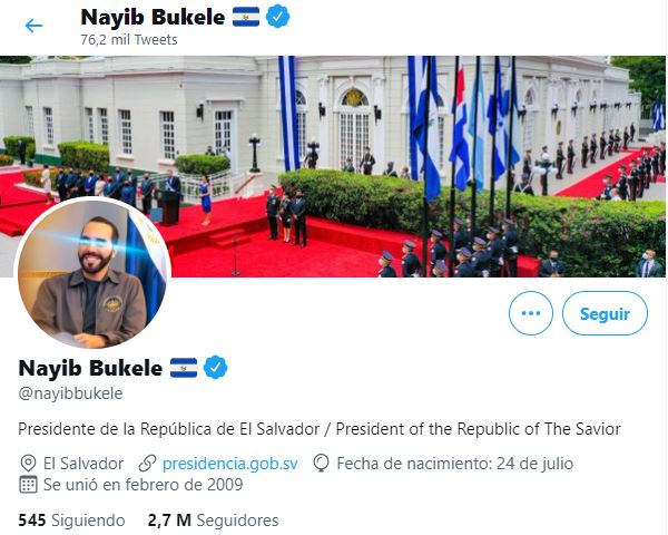 Nayib Bukele - Twitter