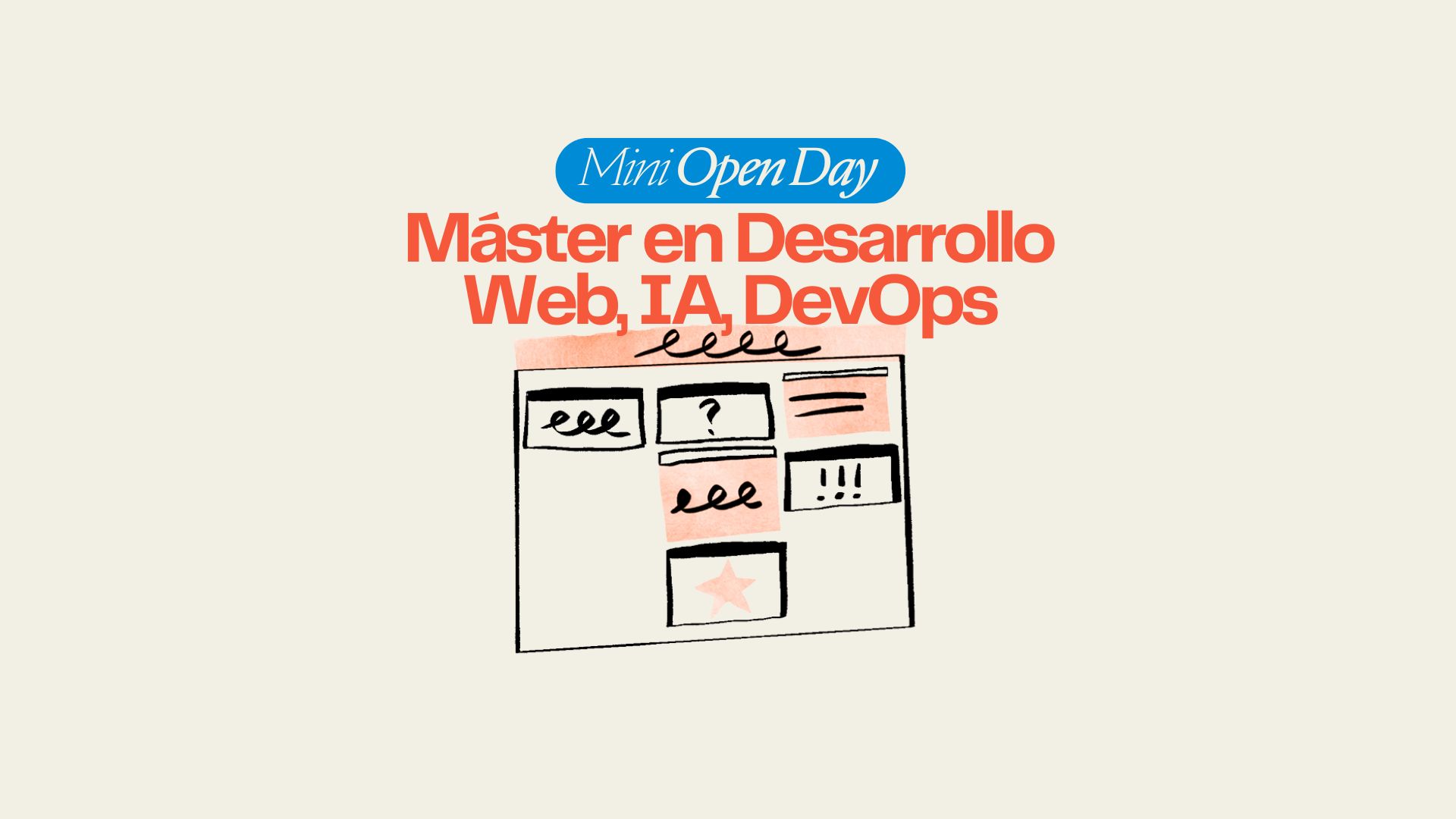 Mini Open Day: "Máster en Desarrollo Web, IA y DevOps"